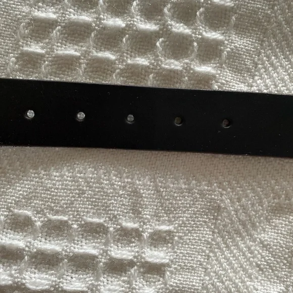 Lucky Brand 100% Leather Belt Men's Women's Handcrafted in the USA Black Size M - Picture 4 of 4